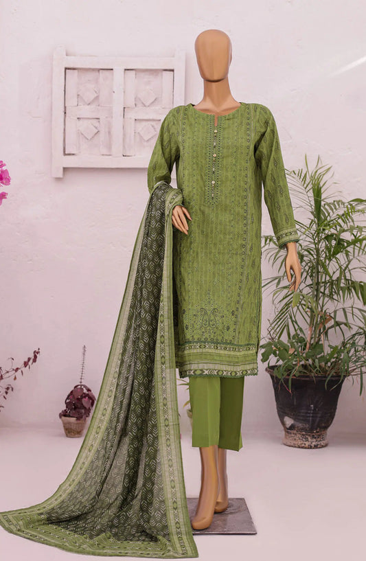 HZ Asasa Digital Printed Embroidered Lawn Collection 2024 - AEL 53