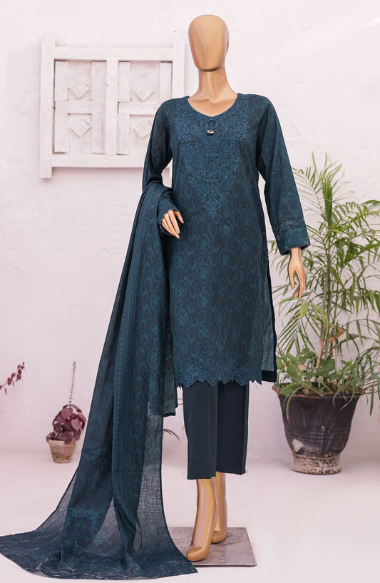 HZ Asasa Digital Printed Embroidered Lawn Collection 2024 - AEL 60