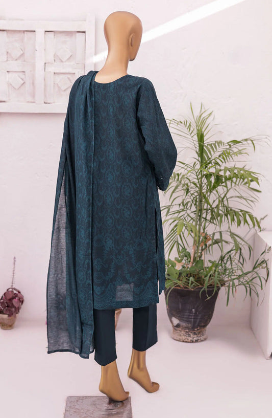 HZ Asasa Digital Printed Embroidered Lawn Collection 2024 - AEL 60