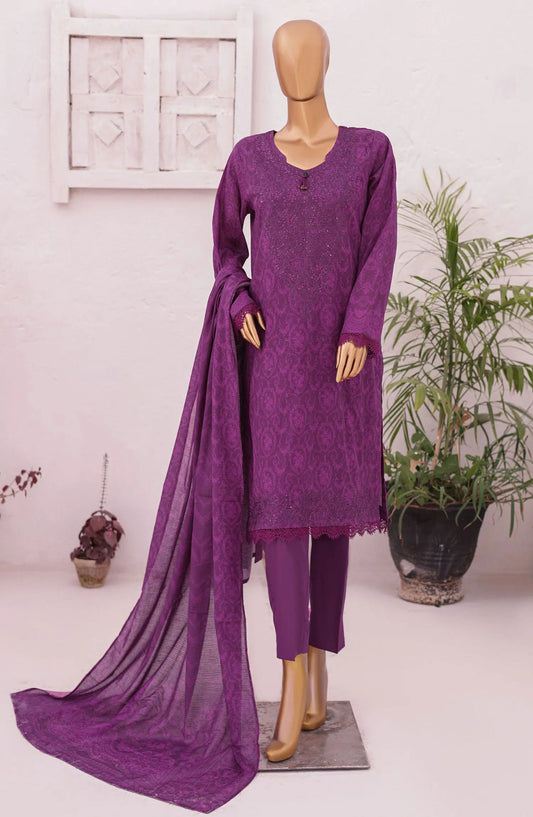HZ Asasa Digital Printed Embroidered Lawn Collection 2024 - AEL 61