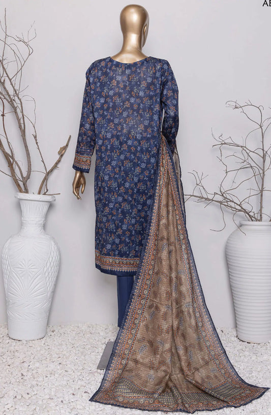 HZ Asasa Digital Embroidered Lawn Collection 2024 - AEL 63