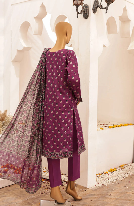 HZ Asasa Digital Printed and Embroidered Lawn Collection 2024 - AEL 16