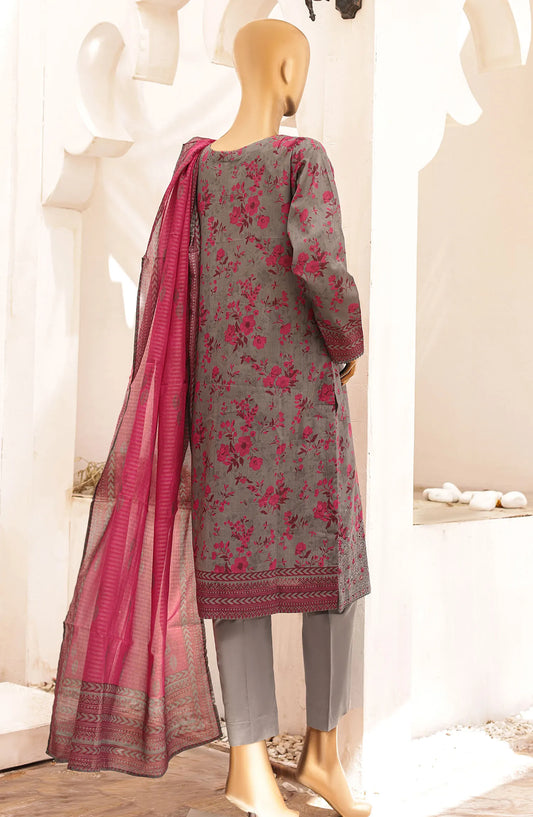 HZ Asasa Digital Printed and Embroidered Lawn Collection 2024 - AEL 17