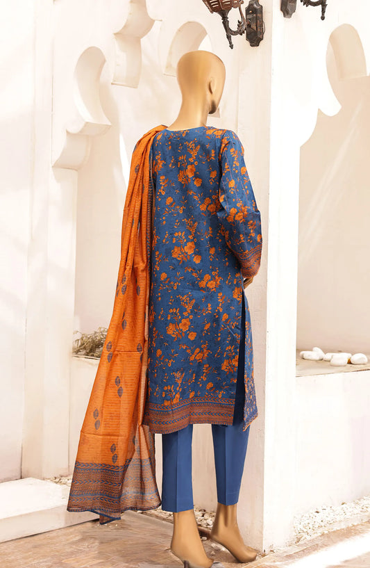 HZ Asasa Digital Printed and Embroidered Lawn Collection 2024 - AEL 18