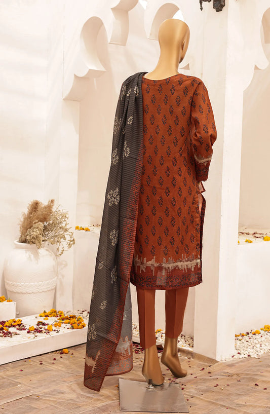 HZ Asasa Digital Printed and Embroidered Lawn Collection 2024 - AEL 20