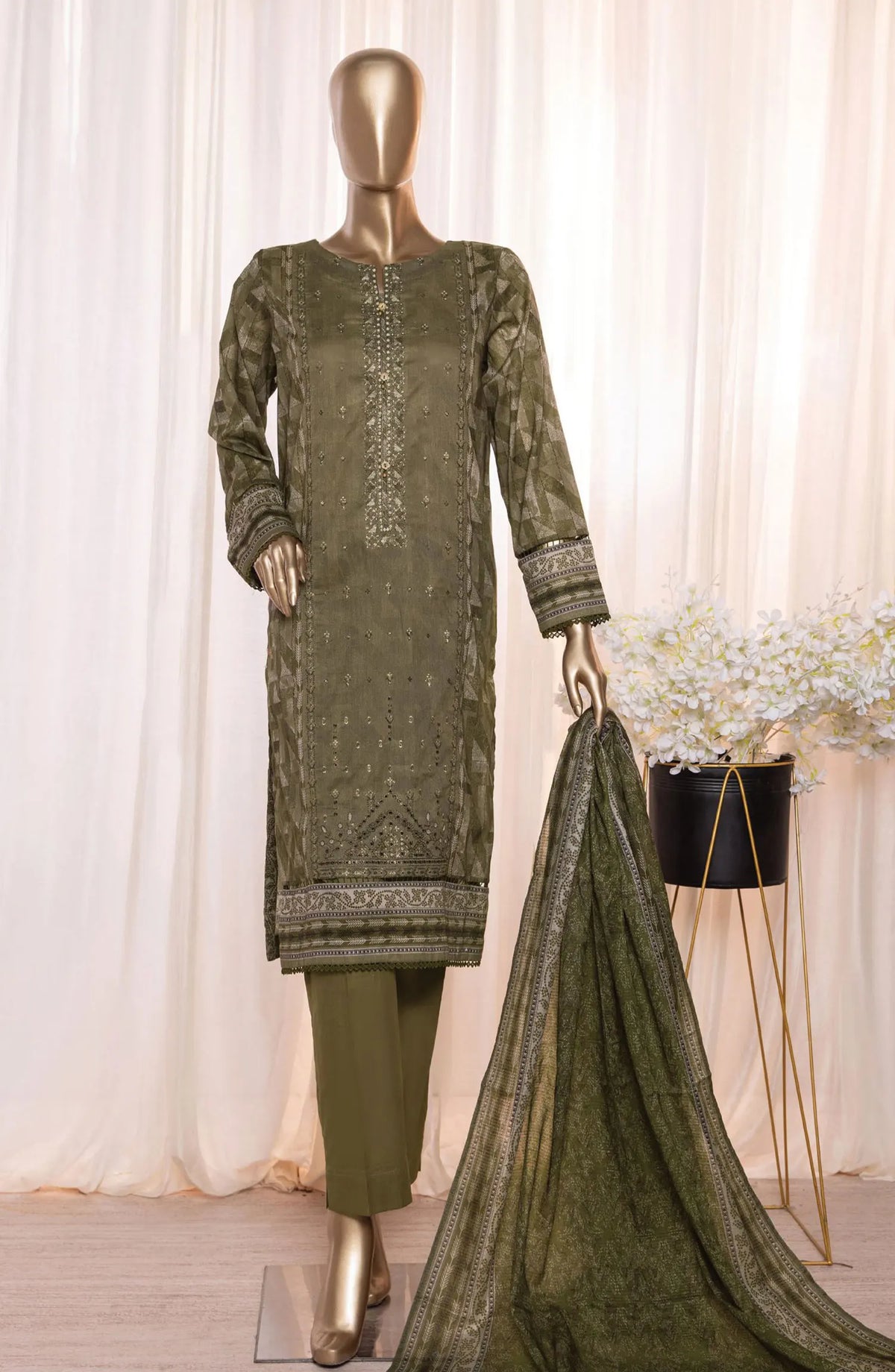 HZ Asasa Digital Embroidered Lawn Collection Vol 05 - AEL 85