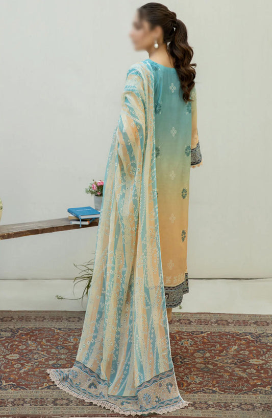 AFREEN EMBROIDERED CHIKANKARI LAWN COLLECTION - AF 115