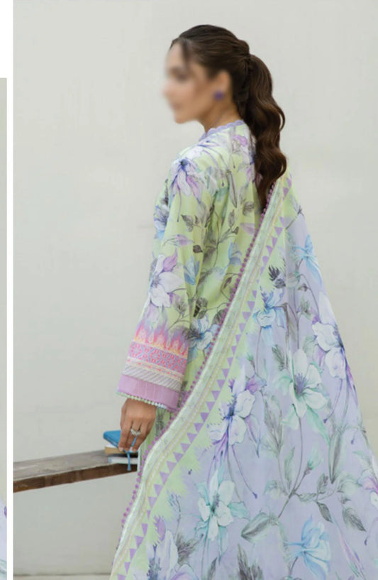 AFREEN EMBROIDERED CHIKANKARI LAWN COLLECTION - AF 116