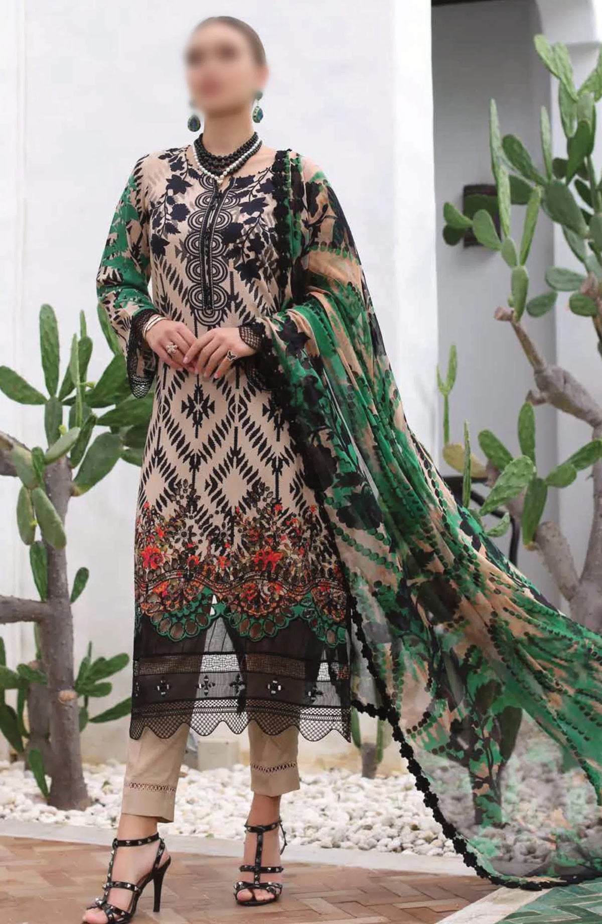 Aafreen Embroidered Chikankari Viscose Collection By Riaz Arts - AF 127