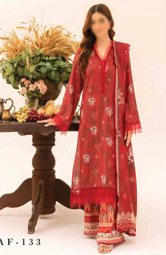 Aafreen Embroidered Karandi Collection By Riaz Arts - AF 133