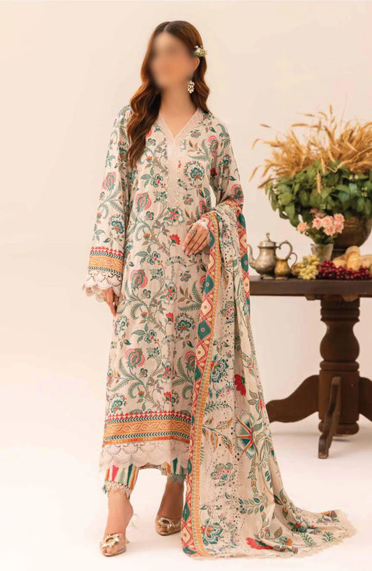Aafreen Embroidered Karandi Collection By Riaz Arts - AF 135