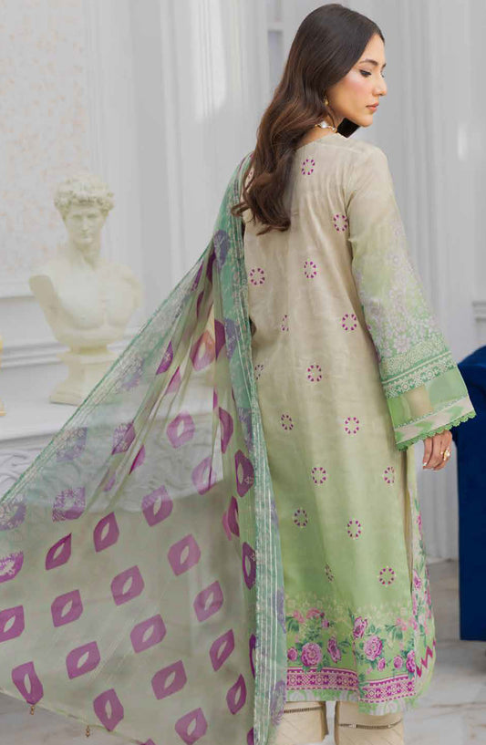 Aafreen by Riaz Arts Embroidered Lawn Unstitched 3 Piece Suit - AF-210 - RA25AELCT - Green - Summer Collection