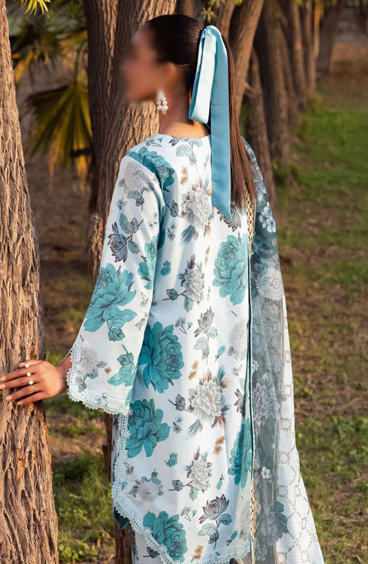 Sheen Prints By Alizeh Vol 02 - AF-PL-6019-Bluet