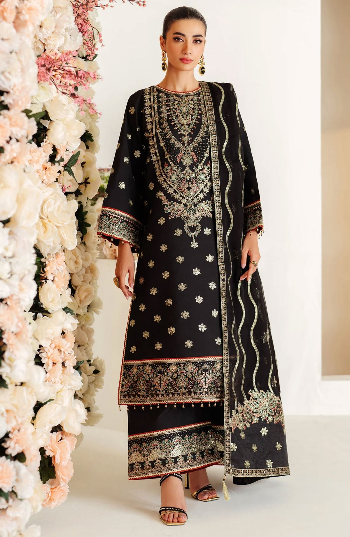 Alizeh Luxe Raw Silk Unstitched Collection 2024 - AF-RS-07-Gale