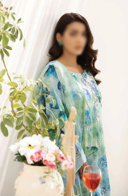 Afreen Embroidered Chikankari Lawn Collection 2024 - AF - 102