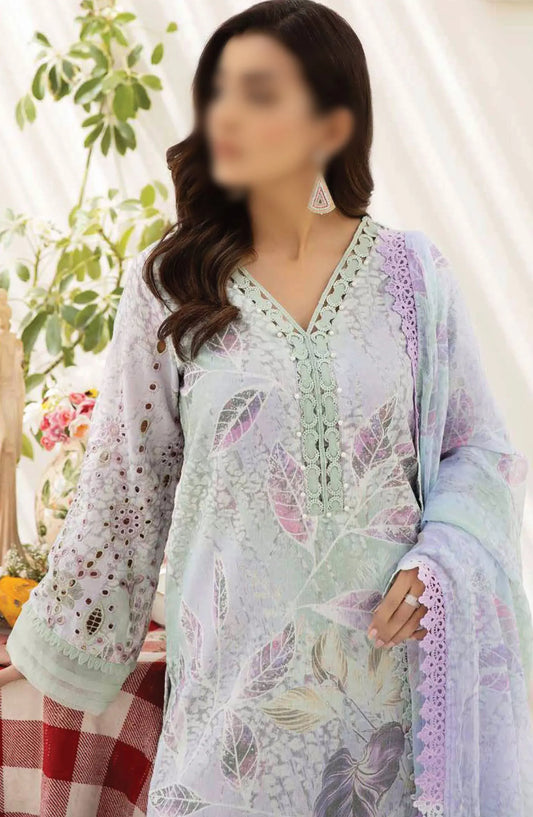 Afreen Embroidered Chikankari Lawn Collection 2024 - AF - 105