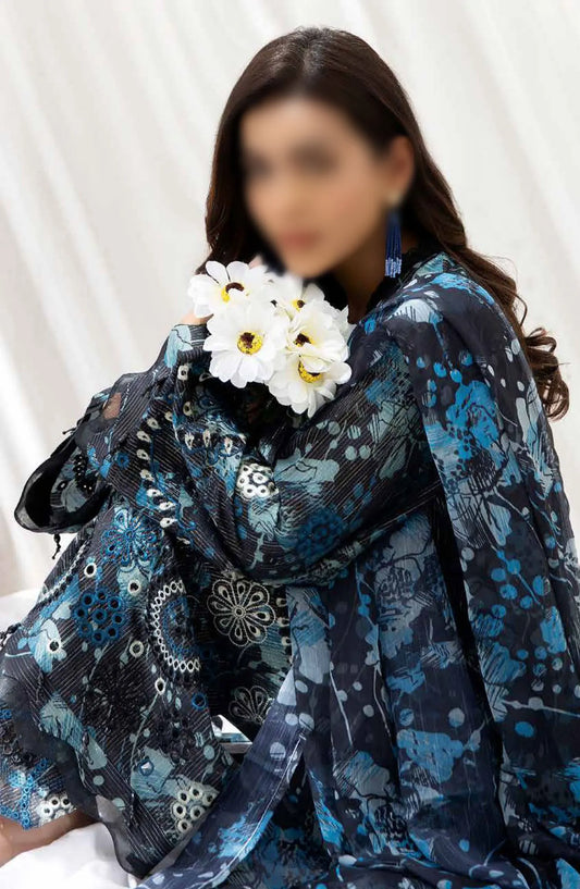 Afreen Embroidered Chikankari Lawn Collection 2024 - AF - 108