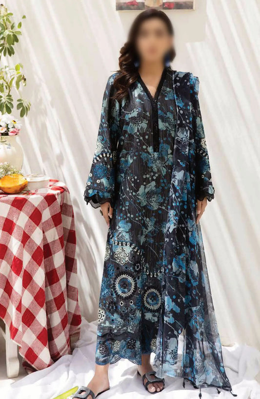 Afreen Embroidered Chikankari Lawn Collection 2024 - AF - 108