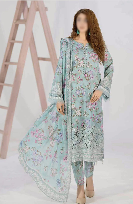Aafreen Chikankari Printed Lawn Collection 2024 - AF 50