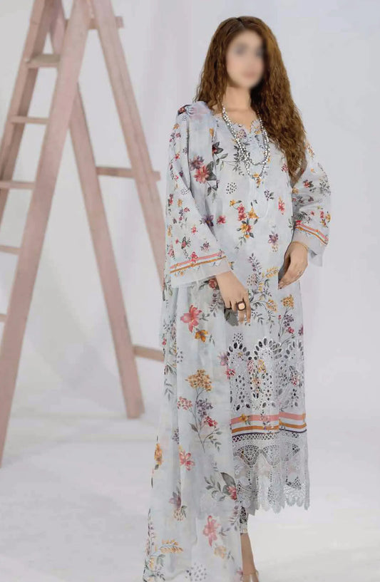 Aafreen Chikankari Printed Lawn Collection 2024 - AF 52