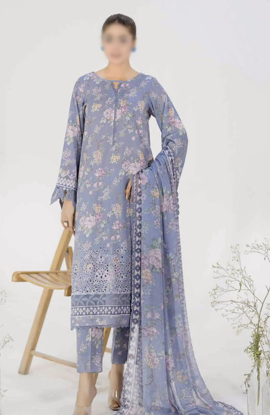 Aafreen Chikankari Printed Lawn Collection 2024 - AF 56