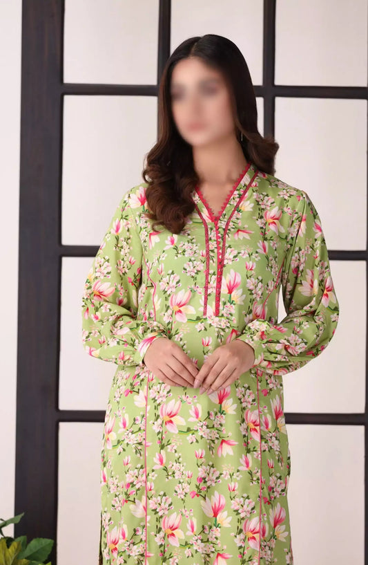 After Glow Digital Printed 2 Pc Linen Collection By Meerak - AFG-01