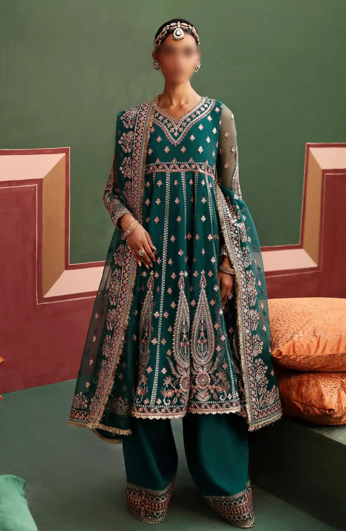 Afrozeh Shehnai Unstitched Wedding Formals 2024 - AFS-24-01 SHAISTA