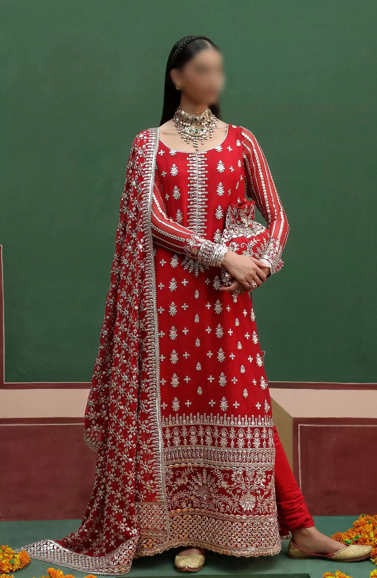 Afrozeh Shehnai Unstitched Wedding Formals 2024 - AFS-24-02 NISHAT