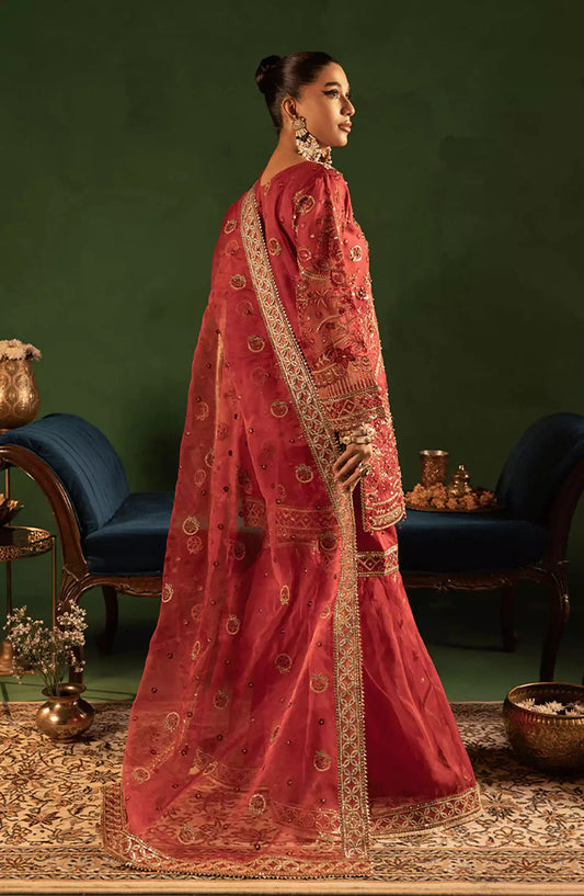 Tabeer Luxury Formal Collection By Diara Couture - AILA - UA-02 - MAROON