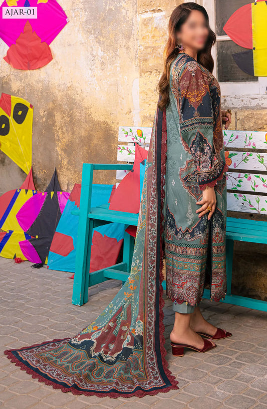 Asim Jofa Aira Summer Print Collection 2024 - AJAR 01
