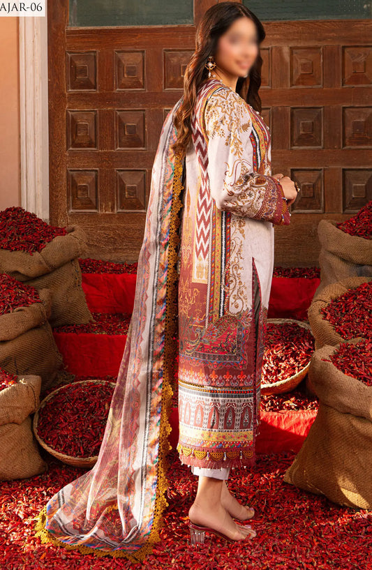 Asim Jofa Aira Summer Print Collection 2024 - AJAR 06