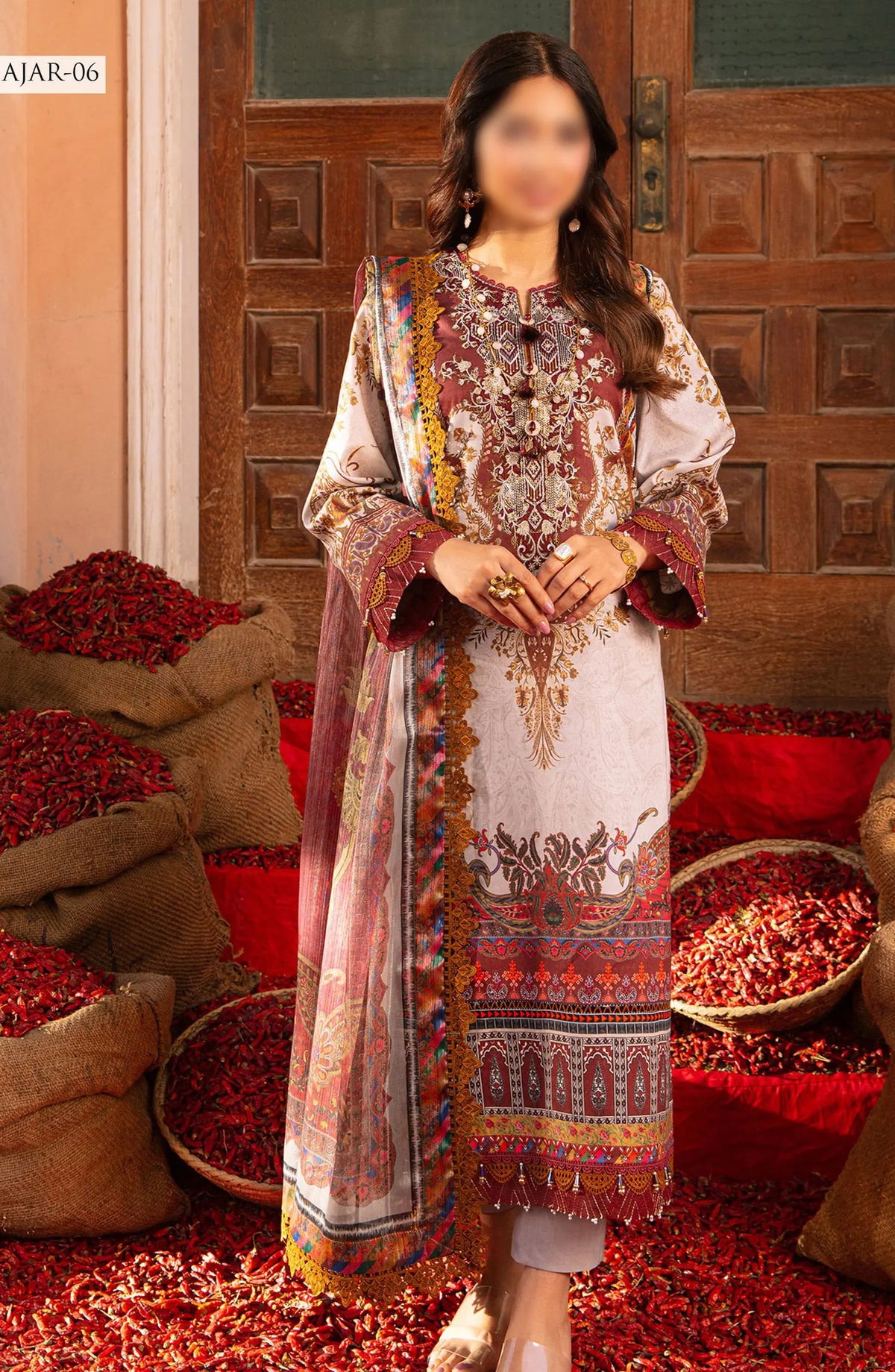 Asim Jofa Aira Summer Print Collection 2024 - AJAR 06