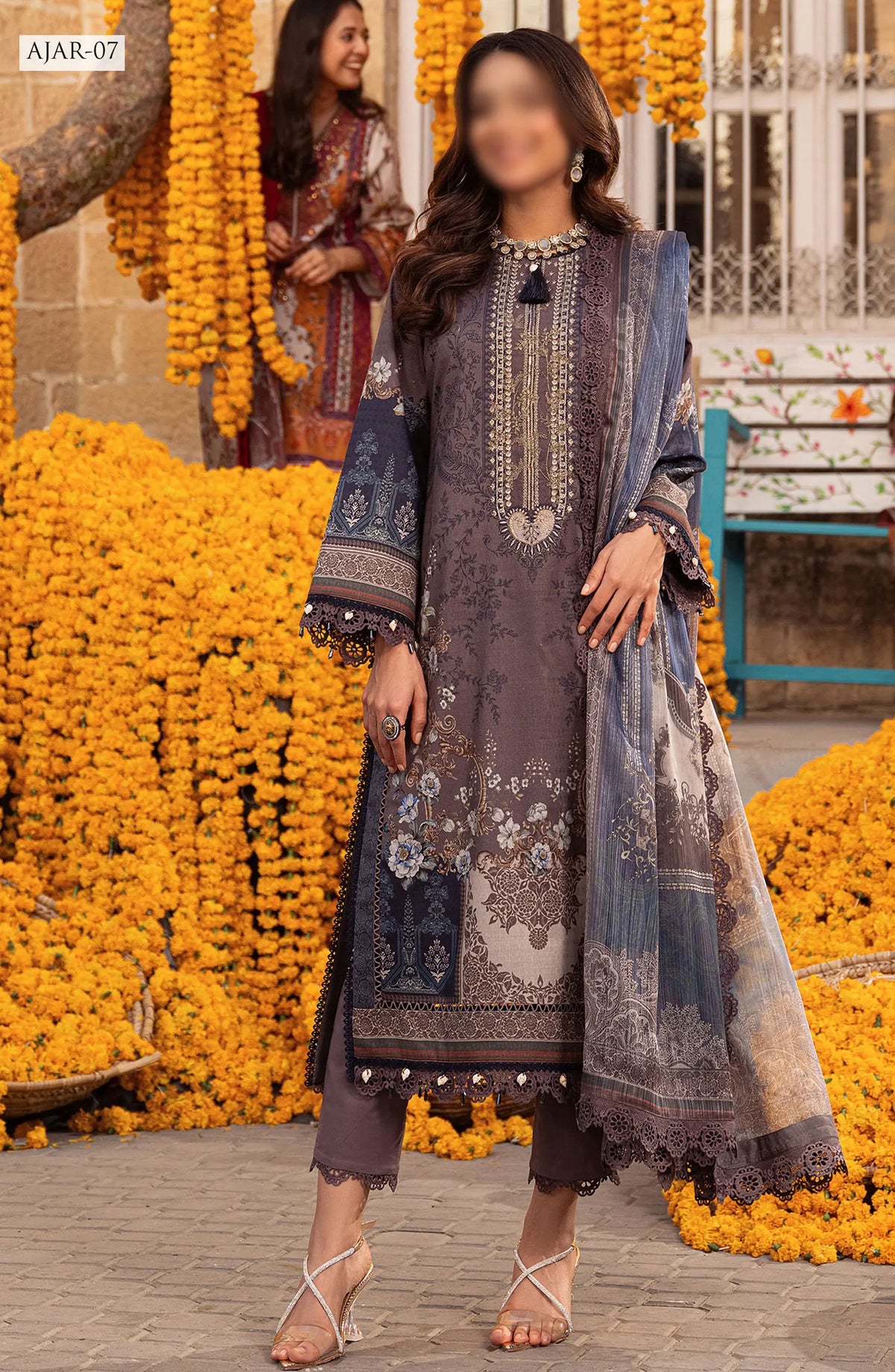 Asim Jofa Aira Summer Print Collection 2024 - AJAR 07
