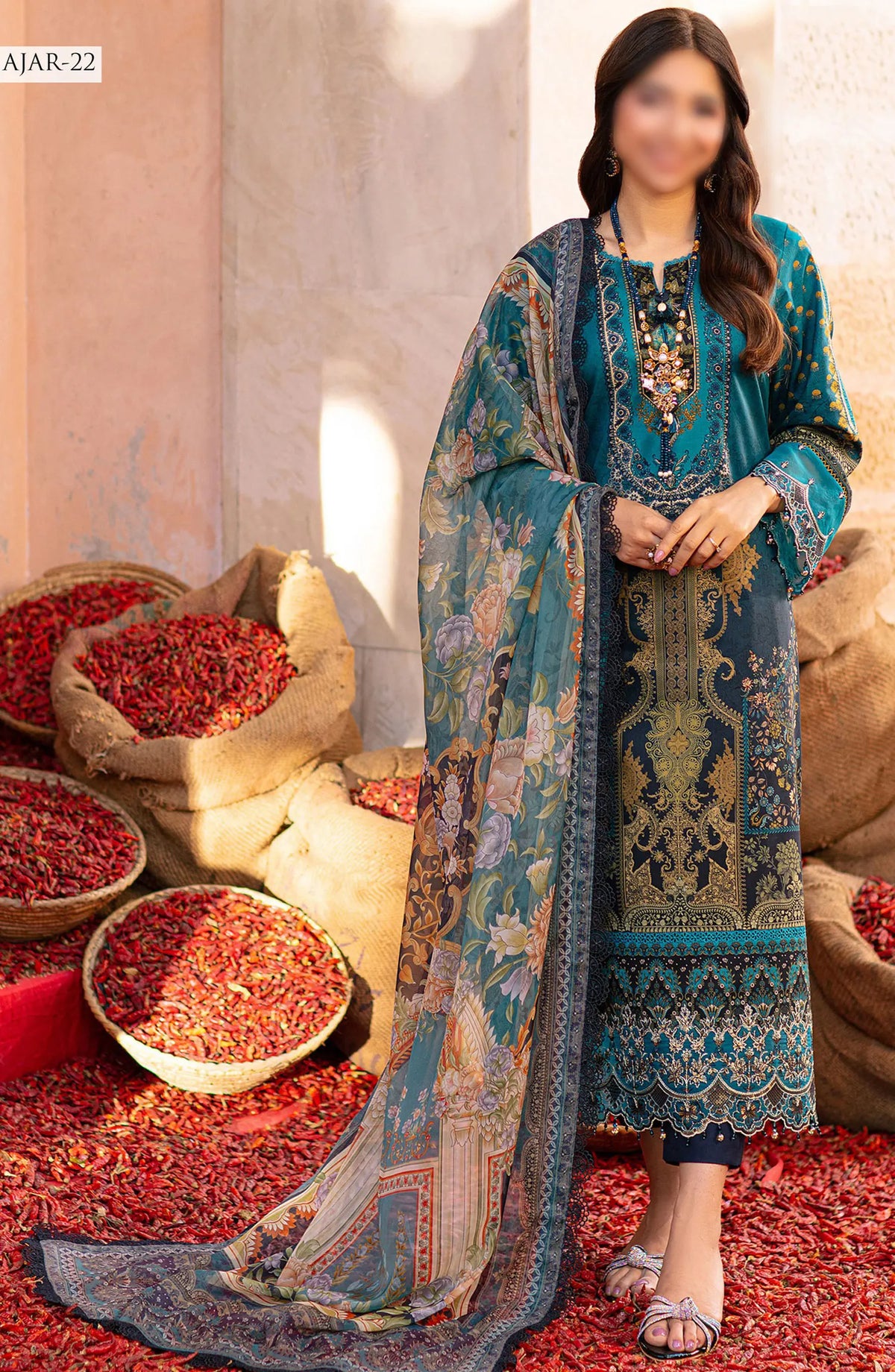 Asim Jofa Aira Summer Print Collection 2024 - AJAR 22