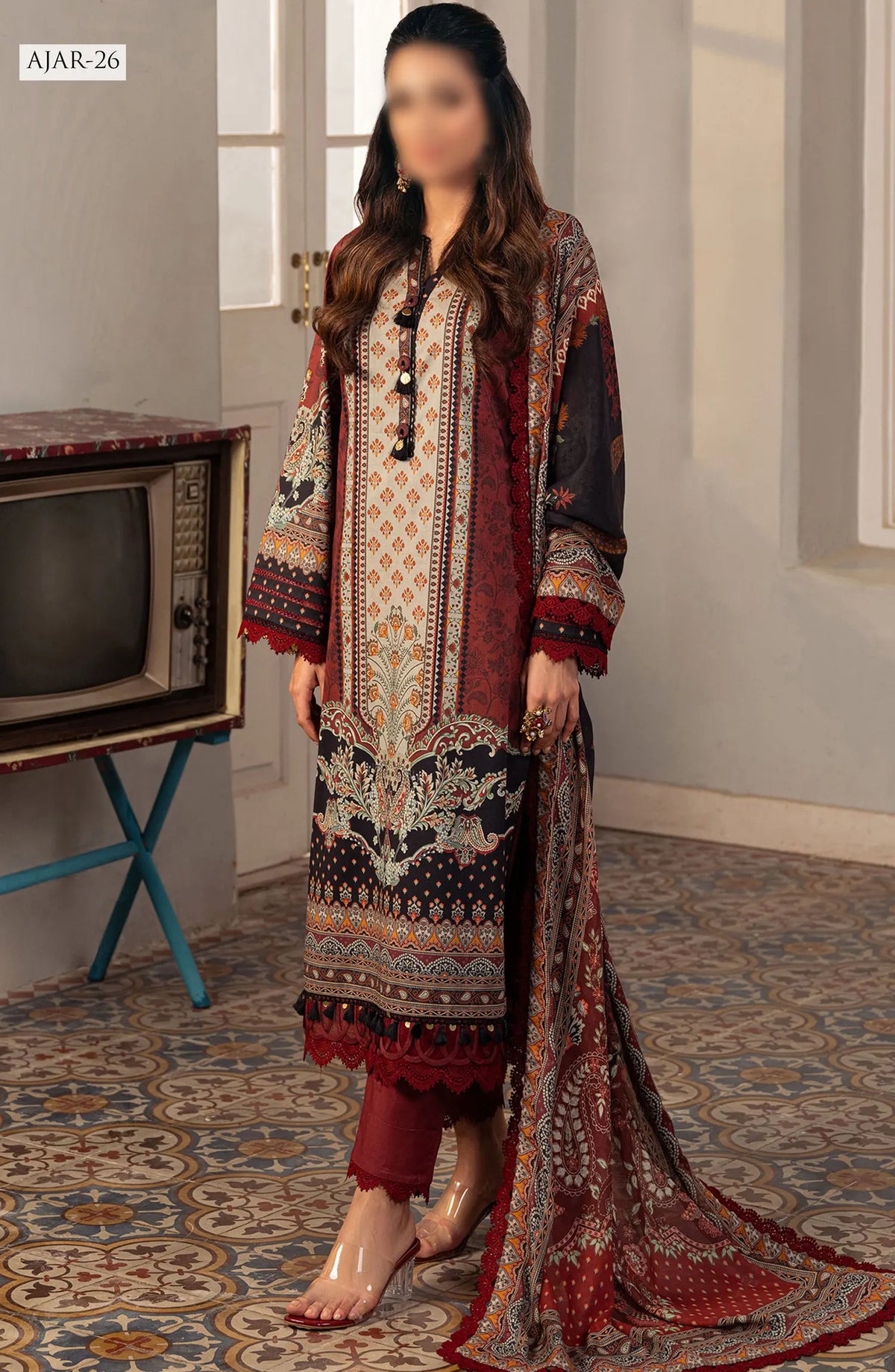 Asim Jofa Aira Summer Print Collection 2024 - AJAR 26