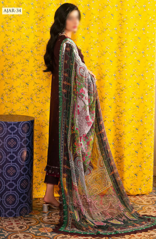 Asim Jofa Aira Summer Print Collection 2024 - AJAR 34