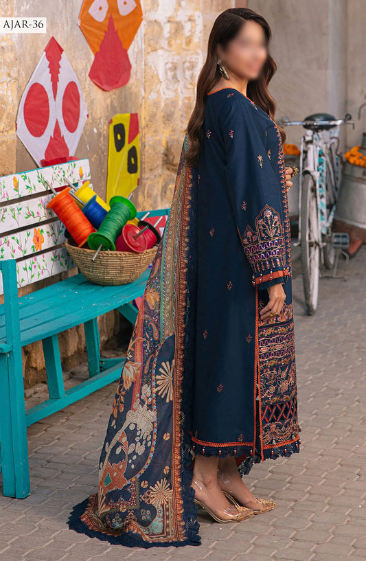 Asim Jofa Aira Summer Print Collection 2024 - AJAR 36