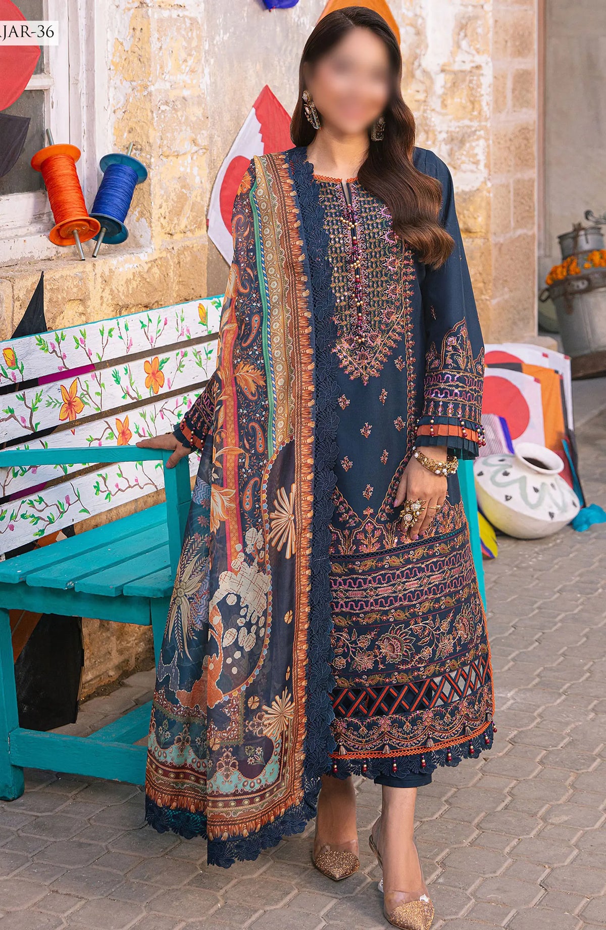 Asim Jofa Aira Summer Print Collection 2024 - AJAR 36