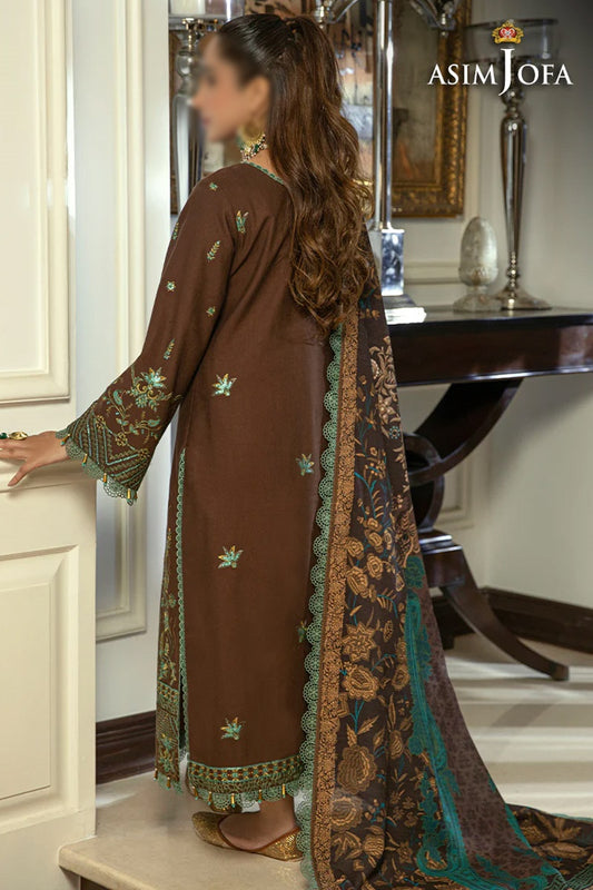 Asim Jofa Aira and Asra Winter Shawl Collection - AJAW-01