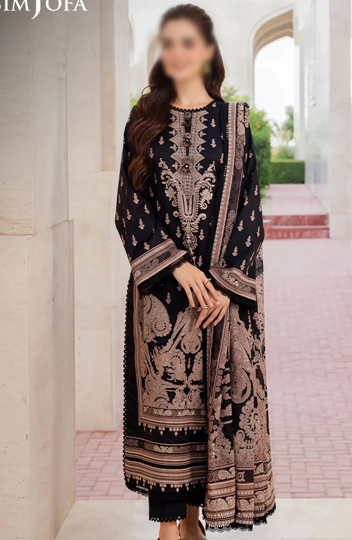 Monochrome Collection by Asim Jofa - AJCM-08