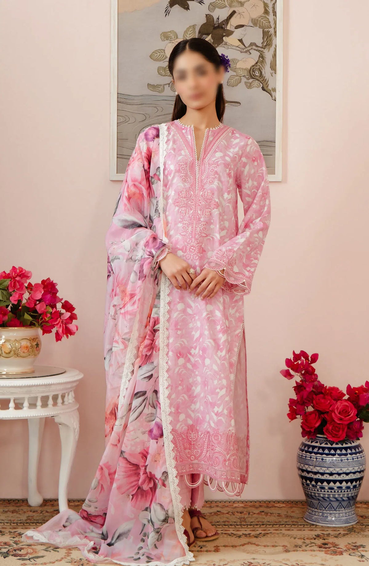 Afrozeh Malina Unstitched Lawn Collection Vol 03 - AL-24-V3-03 EZRA
