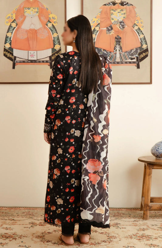 Afrozeh Malina Unstitched Lawn Collection Vol 03 - AL-24-V3-07  VALERIA