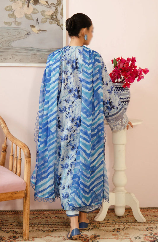 Afrozeh Malina Unstitched Lawn Collection Vol 03 - AL-24-V3-10 MERIAL