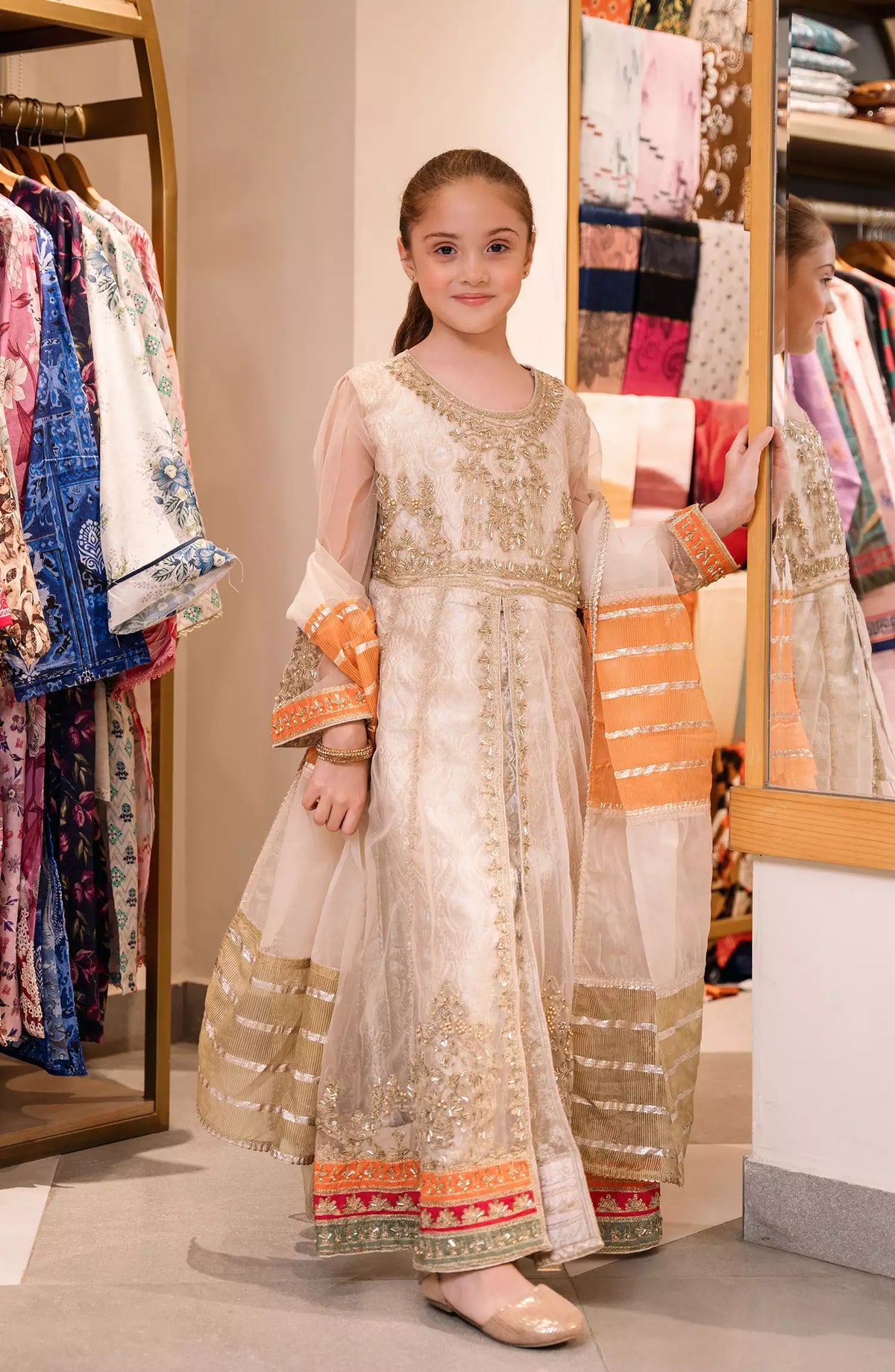Mehndi Moments Kids Stitched Festive Collection - AL 3343