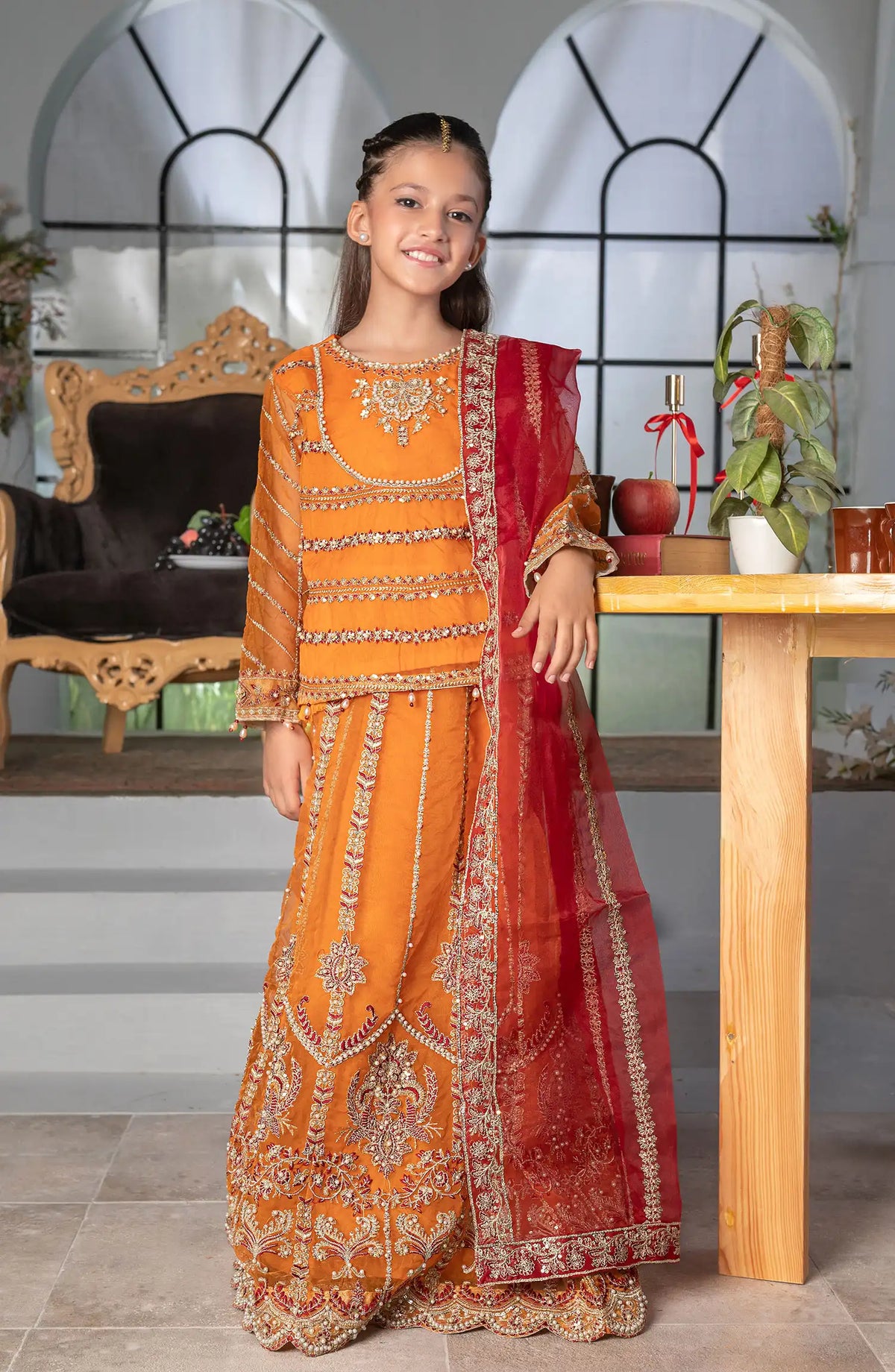 Mehndi Moments Kids Stitched Festive Collection - AL 3919