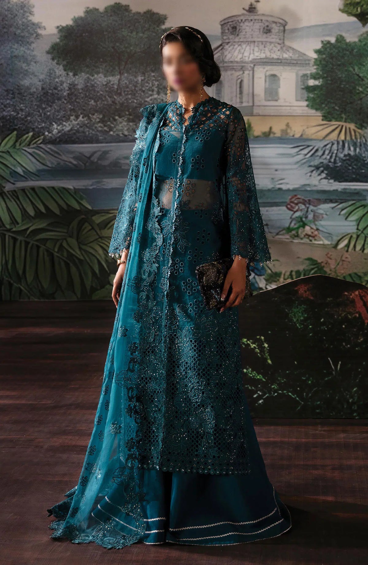 Afrozeh La Fuchsia Festive Unstitched Collection 2024 - ALF-24-V1-02 ALBA