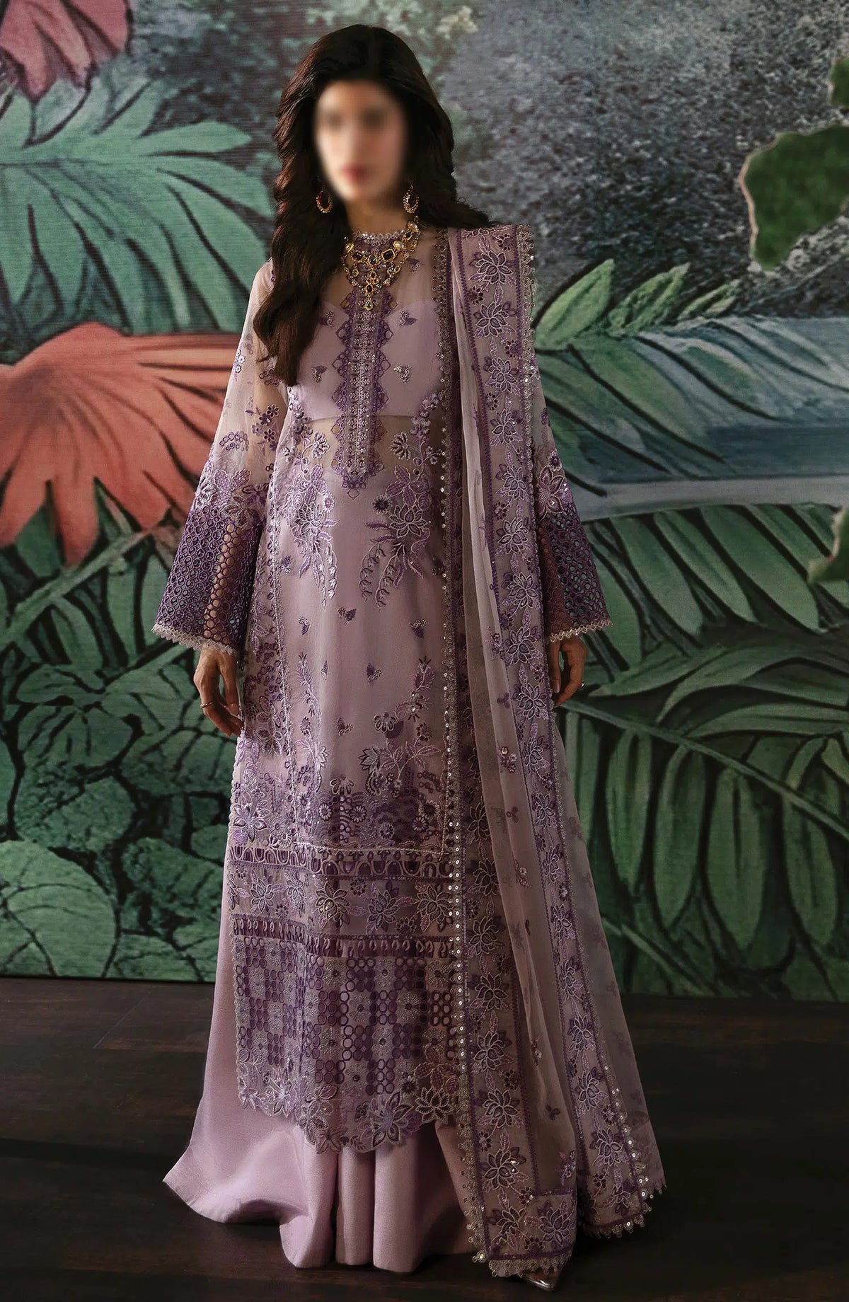 Afrozeh La Fuchsia Festive Unstitched Collection 2024 - ALF-24-V1-04 HELEN