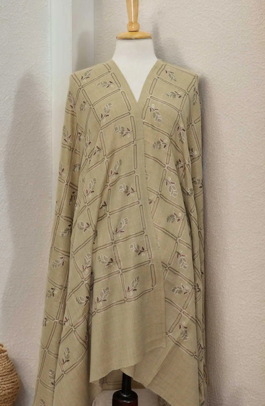 Stoluxe Synthetic Pashmina Embroidered Shawl Vol 04 - ALM 150750 B