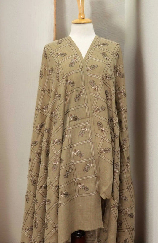 Stoluxe Synthetic Pashmina Embroidered Shawl Vol 04 - ALM 150750 E