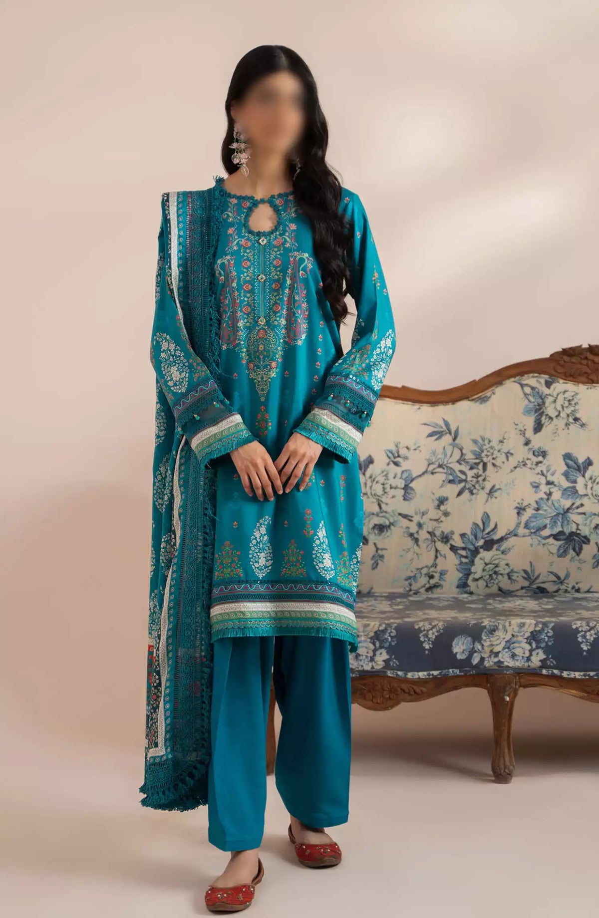Mausummery Winter Unstitched Collection Vol 02 - Amazonite